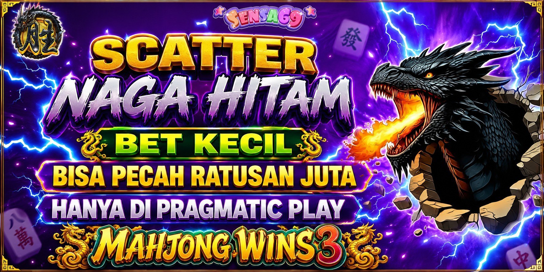 sensa69 scatter naga hitam mahjong wins 3