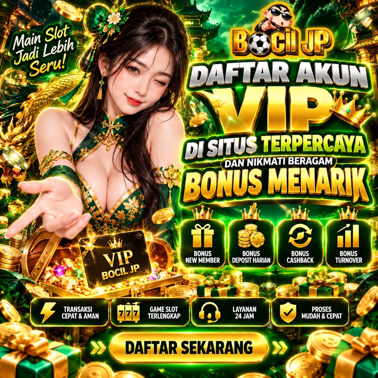 BOCILJP : Daftar Akun VIP di Situs Terpercaya Dan Nikmati Beragam Bonus Menarik by Hey siriusly